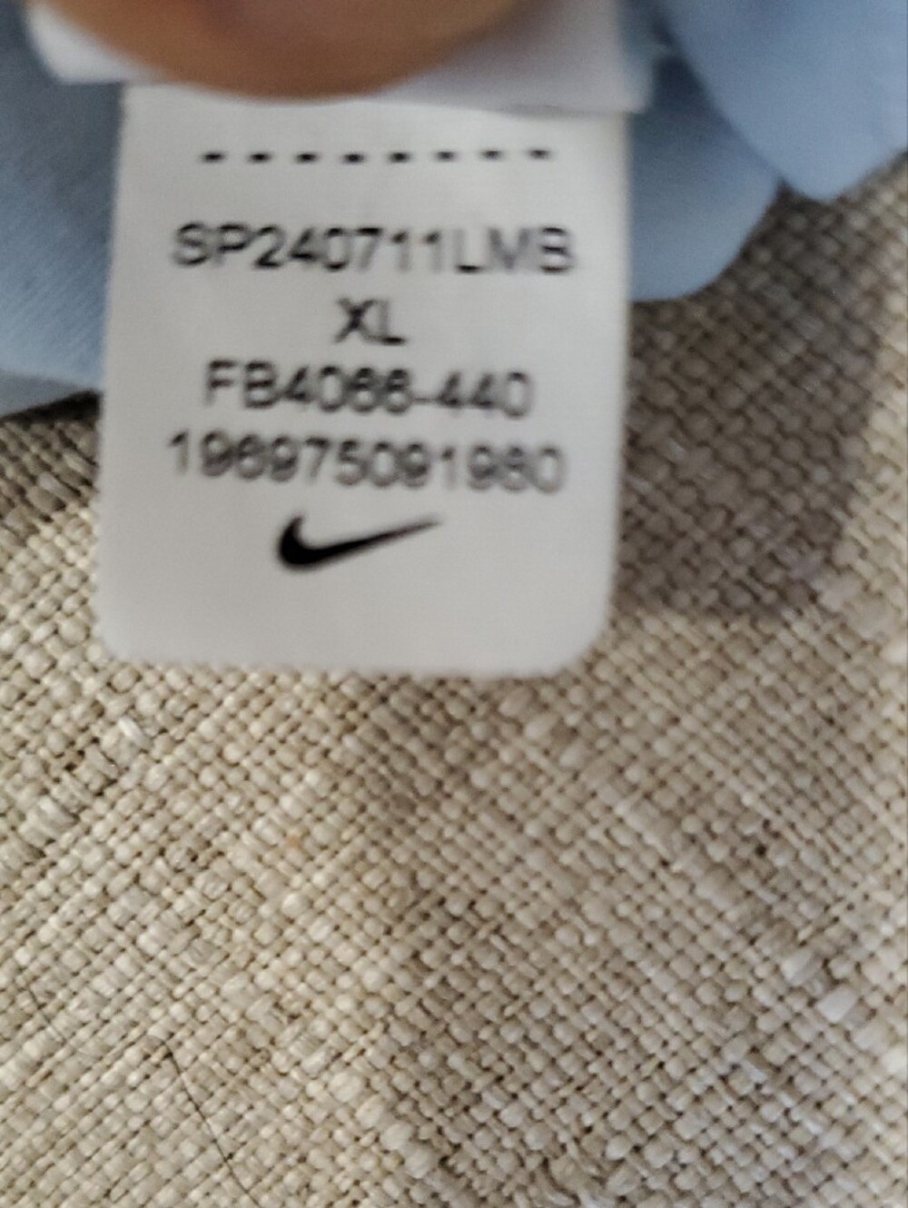 Nike Light Blue Tagged Apparel with Black Swoosh - Picture 8 of 8